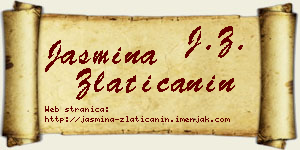 Jasmina Zlatičanin vizit kartica